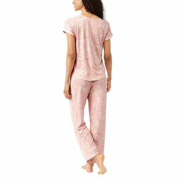New! Lucky Brand PLUS 4-Piece Super Soft Floral Print Lounge Pajama Set - Picture 6 of 12